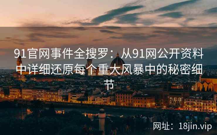 91官网事件全搜罗：从91网公开资料中详细还原每个重大风暴中的秘密细节