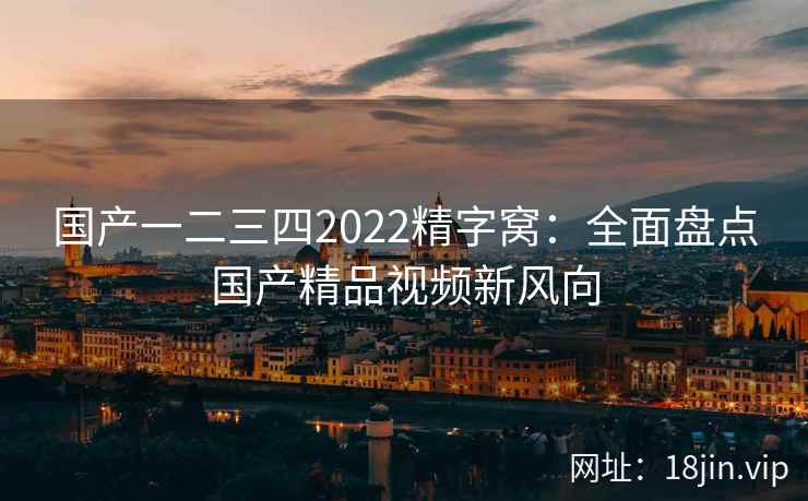 国产一二三四2022精字窝：全面盘点国产精品视频新风向  第2张